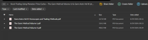 Stock Trading Using Planetary Time Cycles – The Gann Method Volume I,II & Gann Astro Vol III