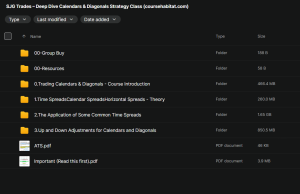 SJG Trades – Deep Dive Calendars & Diagonals Strategy Class