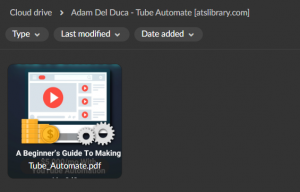 Adam Del Duca – Tube Automate: A Beginner's Guide To Making $5000/mo With YouTube Automation