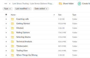 Low Stress Trading – Low Stress Options Program