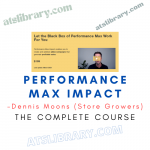 Dennis Moons (Store Growers) – Performance Max Impact