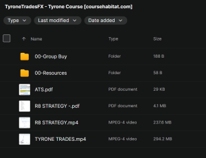 TyroneTradesFX – Tyrone Course