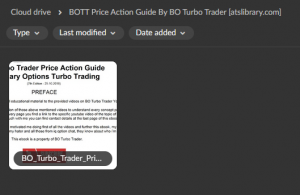 BOTT Price Action Guide By BO Turbo Trader