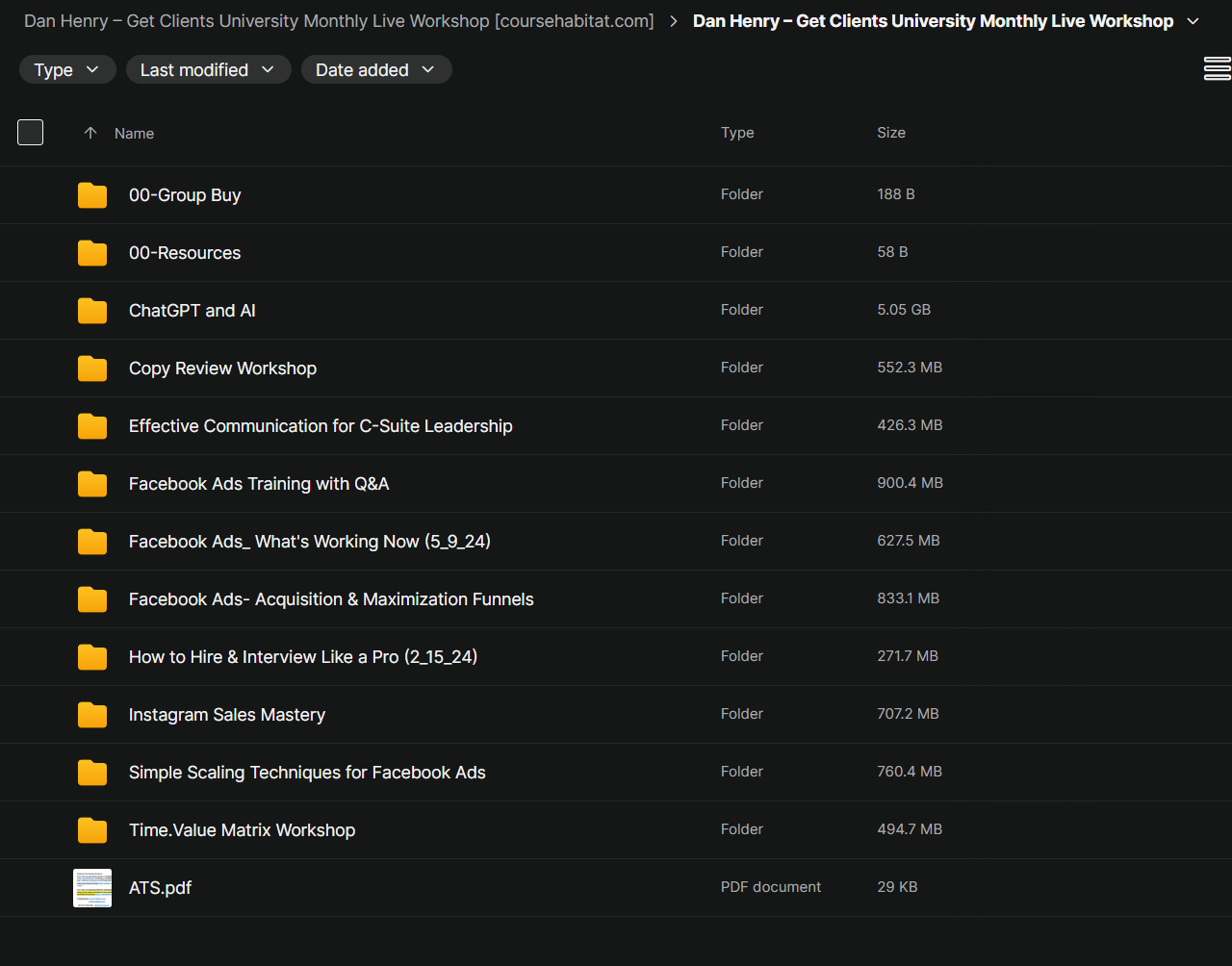 Dan Henry – GCU PREMIUM Monthly Live Workshop