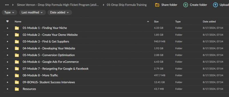 Simon Vernon – Drop Ship Formula High-Ticket Program