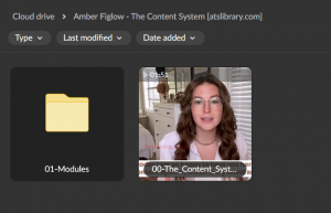 Amber Figlow - The Content System course download