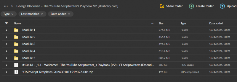 George Blackman – The YouTube Scriptwriter’s Playbook V2