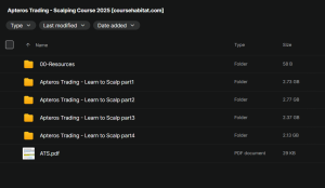 Apteros Trading - Scalping Course