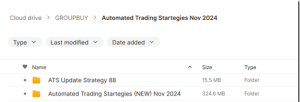 Automated Trading Startegies (NEW) Nov 2024