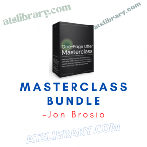 Jon Brosio – Masterclass Bundle