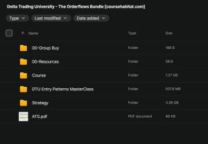 Delta Trading University – Order Flow Bundle