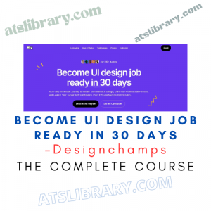 Designchamps – Become UI design job ready in 30 days