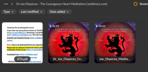 Dr Joe Dispenza – The Courageous Heart Meditations