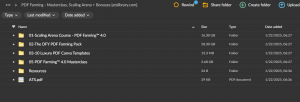 PDF Farming™ – Masterclass, Scaling Arena + Bonuses