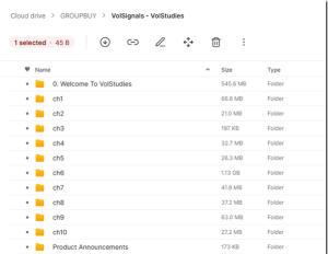 VolSignals – VolStudies Course