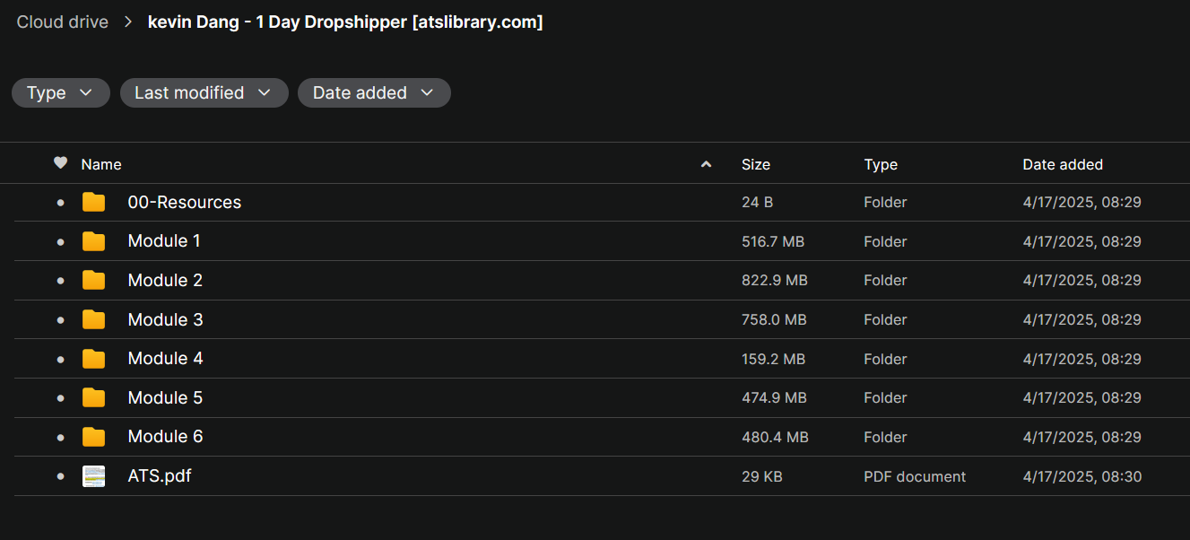 Kevin Dang – 1 Day Dropshipper