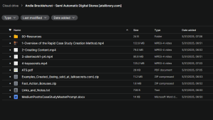 Andie Brocklehurst – Semi Automatic Digital Stores