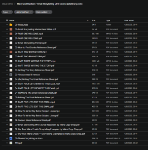 Haley and Madison - Email Storytelling Mini-Course