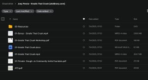 Joey Percia – Emails That Crush
