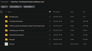 Matt Giaro – The Substack System