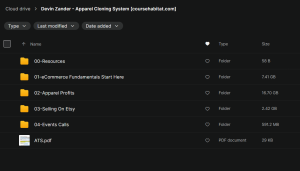 Devin Zander – Apparel Cloning System