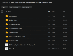 Jamie Sea – The Course Creator’s College (CEO CLUB 2)