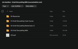 Jim Hamilton – Email Storyselling MBA