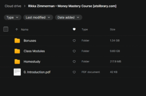 Rikka Zimmerman – Money Mastery Course