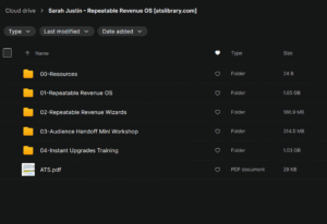 Sarah & Justin – Repeatable Revenue OS