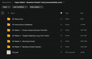 Taylor Welch – Quantum Growth Track