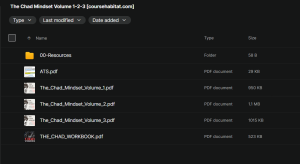 The Chad Mindset Volume 1-2-3