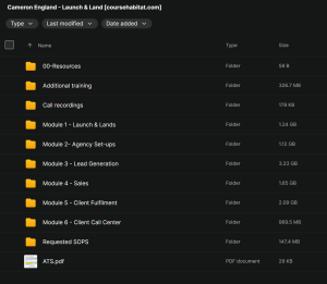 Cameron England – Launch & Land (Lower tie of License & Scale)