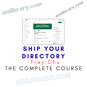Frey Chu – Ship Your Directory