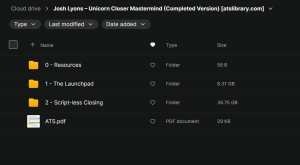 Josh Lyons – Unicorn Closer Mastermind