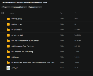 Kathryn Morrison – Words Are Wands