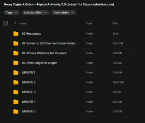 Koray Tugberk Gubur – Topical Authority 2.0