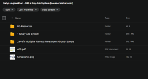 Satya Jaganathan – $10 a Day Ads System