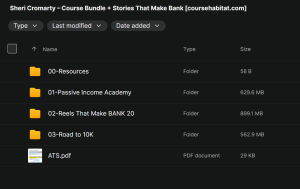 Sheri Cromarty – Course Bundle + Stories That Make Bank