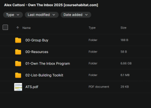 Alex Cattoni – Own The Inbox 2025