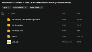 Ecom Talent – Learn How To Make Ads & Scale Ecommerce Brands