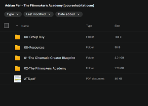 Adrian Per – The Filmmaker’s Academy