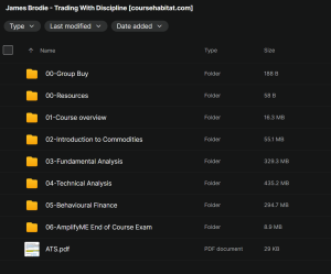 James Brodie – Trading With Discipline