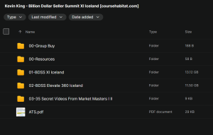 Kevin King – Billion Dollar Seller Summit XI Iceland