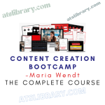 Maria Wendt – Content Creation Bootcamp Course