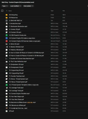Matt Gray – Content Empire OS