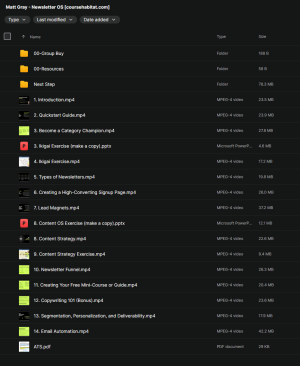 Matt Gray – Newsletter OS