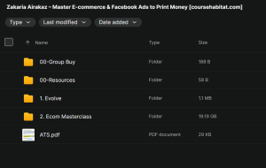 Zakaria Airakaz – Master E-commerce & Facebook Ads to Print Money