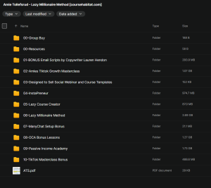 Amie Tollefsrud – Lazy Millionaire Method