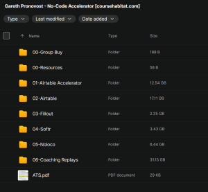 Gareth Pronovost – No-Code Accelerator