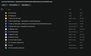 Lee Cole & Gloria Gunn – Automated AI Content Rocket Masterclass